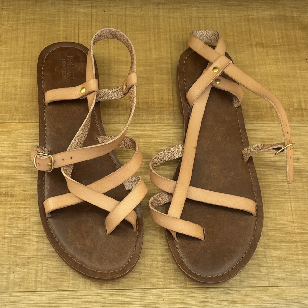 Mossimo Supply Co. Tan Strappy Sandals